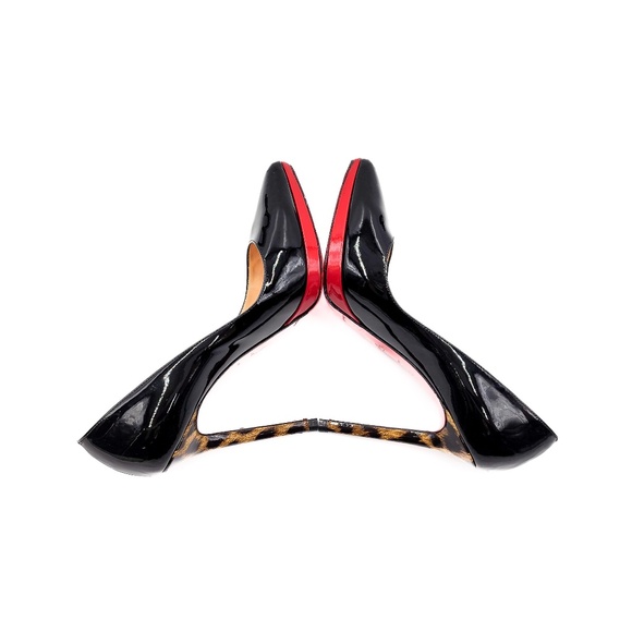 Christian Louboutin Pigalle Plato 120 Black Patent Leather Pumps EU 37.5 - Picture 6 of 10